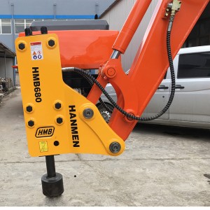 Cheap price excavator hydraulic post driver for skis steer loader