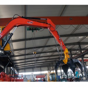 CE Certificated Hydraulic orange peel grab scrap grapple for excavators
