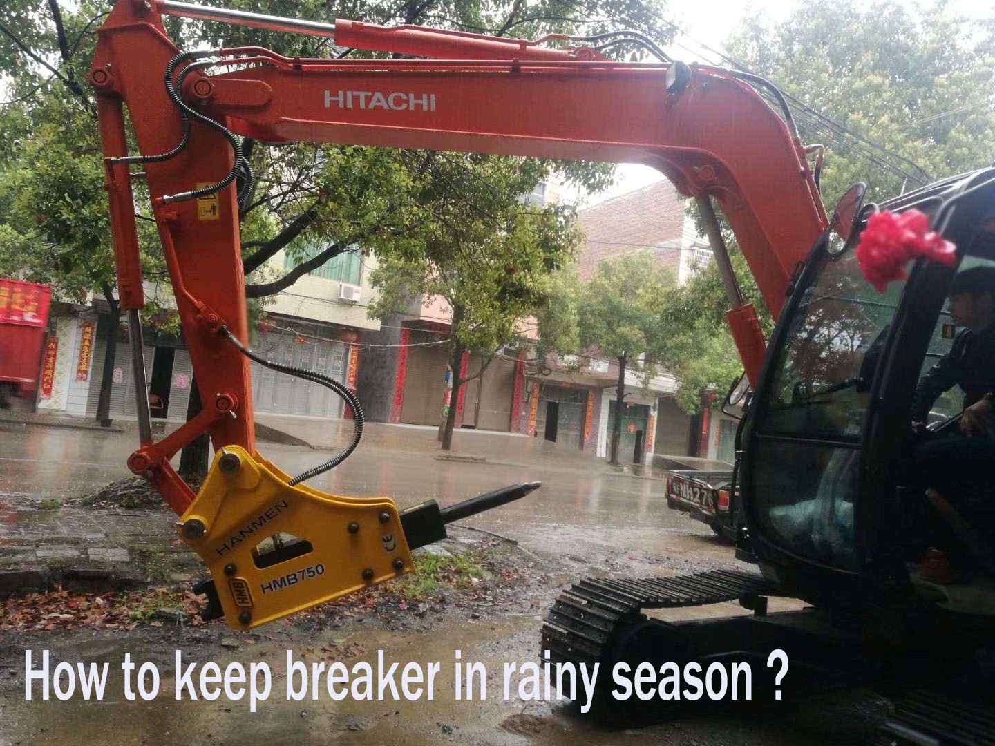How to keep breaker in rainy season ?